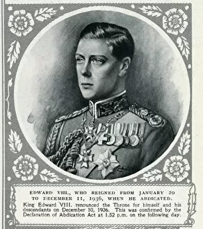Abdication Gallery: Abdication of King Edward VIII in 1936