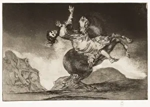 Proverbs Prints: Abducting horse. Plate 10 of Proverbs