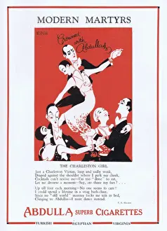 Abdulla Cigarette Advert, 1927