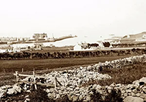 Aberdeen harbour, Scotland, Victorian period