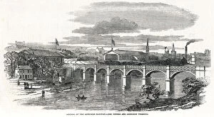 Aberdeen Railway-Dee Bridge and Aberdeen terminus 1850