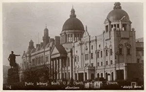 Images Dated 15th May 2018: Aberdeen, Scotland - Public Library and Theatre