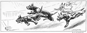 Chasing Prints: Aberdeen Terriers Chasing a Threepenny Bit