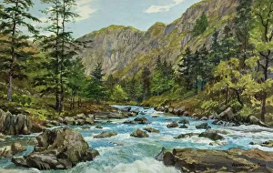 Aberglaslyn Prints: Aberglaslyn Pass, Snowdonia, North Wales