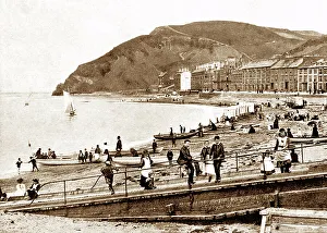Aberystwyth beach, early 1900s