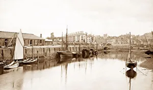 Aberystwyth Prints: Aberystwyth Harbour Victorian period