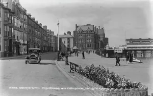 Aberystwyth Prints: Aberystwyth Promenade and Theological College