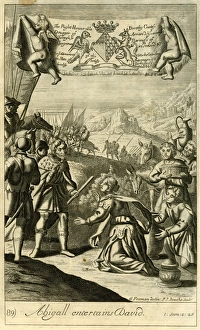 Abigail entertains David