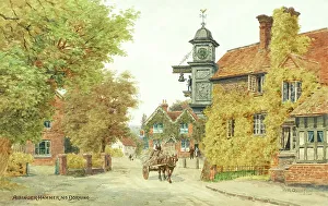 Dorking Prints: Abinger Hammer, near Dorking, Surrey