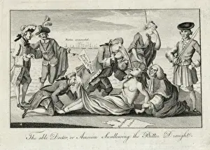 The able doctor, or, America swallowing the bitter draught