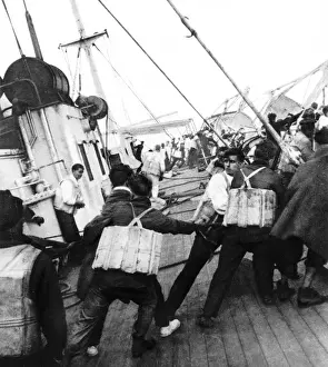 Aboard a sinking ship