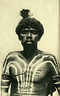 Images Dated 25th July 2018: Aboriginal Karundi warrior, Queensland, Australia