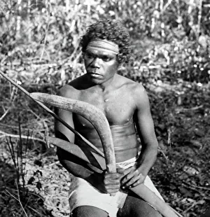 Aboriginal Prints: Aboriginal man, Australia, Victorian period