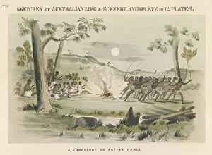 Aborigines Gallery: Aborigines Dancing 1850S