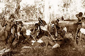 Aborigines stage fight New South Wales Australia