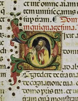 Worships Prints: Abraham. Medieval manuscript