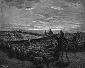 Flocks Prints: Abraham Migrates