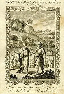 Abraham Prints: Abraham purchasing cave for a burial place