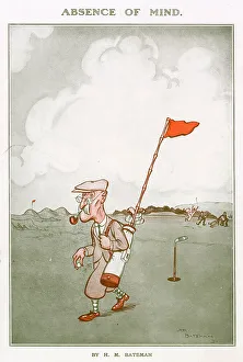 Hobby Prints: Absence of Mind by H M Bateman