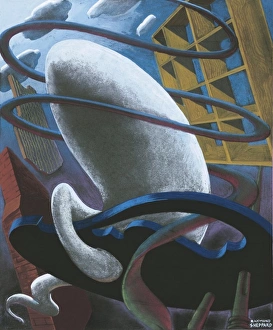 Images Dated 21st December 2011: Abstract design with various shapes