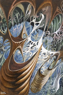 Abstraction Gallery: Abstract view of an underground cavern