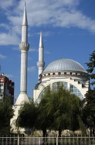Images Dated 14th August 2007: Abu Bakr Mosque. Shkodra. Republic of Albania