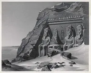 Partly Prints: Abu Simbel 1845