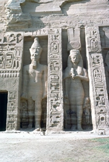 Coates Collection: Abu Simbel, Temple of Nefertaril, Egypt