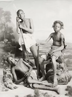 Abyssinia Gallery: Abyssinia, group of Abyssinian boys