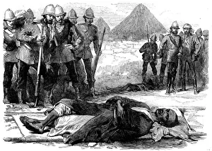 Abyssinian War: King Theodore, as he lay dead at Magdala