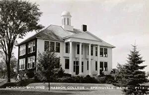 Academic Gallery: Academic Building, Nasson College, Springvale, Maine, USA
