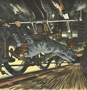 Images Dated 28th August 2012: Accident Averted