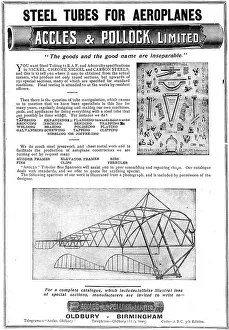Accles & Pollock Tubes For Aeroplanes