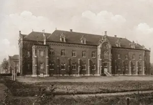 Accommodation block at House of Refuge, Wortel, Belgium