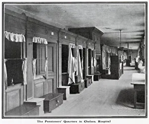Accommodation Gallery: The accommodation of the Chelsea pensioners designed by Sir Christopher Wren