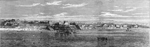Images Dated 15th March 2005: Accra and its coastline in 1873