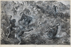 Images Dated 15th May 2017: How Acheulean Man Captured His Prey