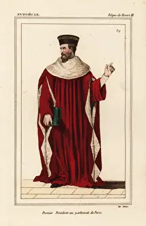 Premier Prints: Achille de Harlay, Premier President au Parlement de Paris