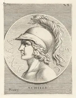 Homer Prints: Achilles, Greek hero of the Trojan War and hero of Homer's Iliad