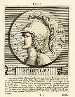 Gods And Heroes Prints: Achilles, Greek warrior hero of Troy