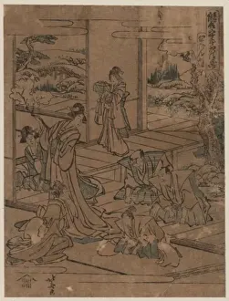 Kanadehon Prints: Act four of the Kanadehon Chushingura