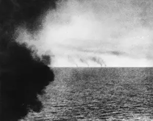 Action during Battle of the Falkland Islands, WW1