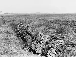 WWI Soldier Prints: Actions of the Somme Crossings 1918