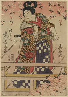 The actor Arashi Kichisaburo in the role of Sutewakamaru