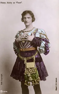 Ainley Gallery: Actor Henry Ainley in the role of Faust