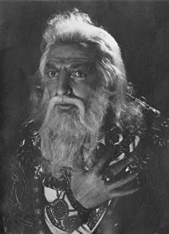Griffith Prints: Actor Hugh Griffith as King Lear