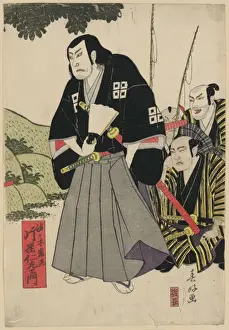The actor Kataoka Nizaemon in the role of Sasaki Ganryu
