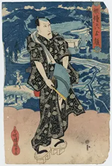 The actor Naritaya Hakuen: the Jewel River chofu at the famo