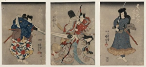 An actor in the role of Kurando Yukinaga : Two actors in the An actor in the role of Kurando Yukinaga : Two actors in the