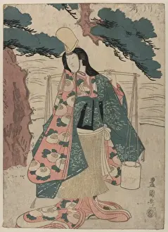 The actor Segawa Roko in the role of Matsukaze